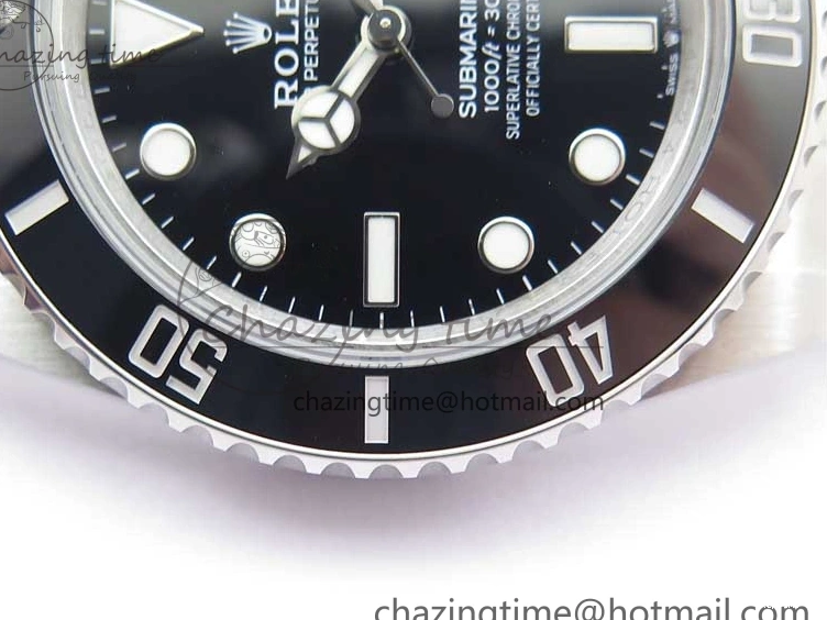 0102 Upgraded Submariner 41mm 126610 LN BP Maker Black Dial on SS Bracelet A 2592